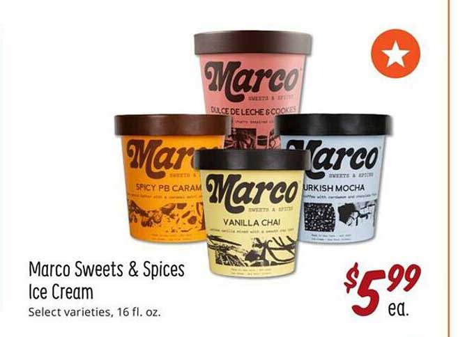 Sprouts Farmers Market Marco Sweets & Spices Ice Cream
