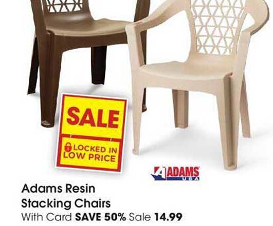 Fred Meyer Adams Resin Stacking Chairs