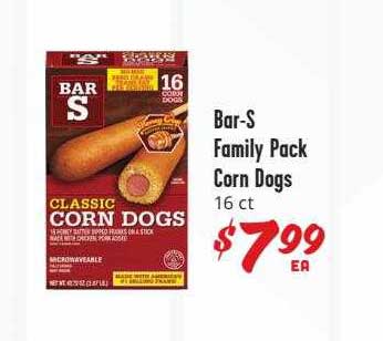 Brookshire Brothers Bar-s Family Pack Corn Dogs