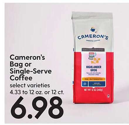 Hy-Vee Cameron's Bag Or Single-serve Coffee
