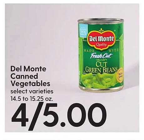 Hy-Vee Del Monte Canned Vegetables