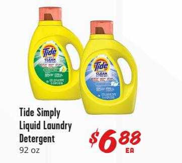 Brookshire Brothers Tide Simply Liquid Laundry Detergent[