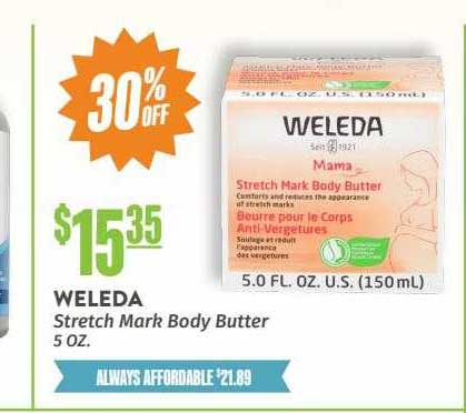 Natural Grocers Weleda Stretch Mark Body Butter
