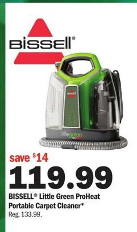 Meijer Bissell Little Green Proheat Portable Carpet Cleaner