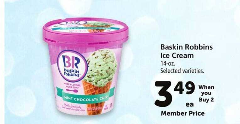 Safeway Baskin Robbins Ice Cream