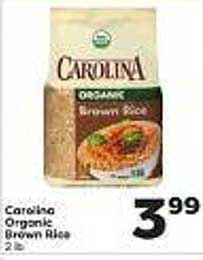 Weis Markets Carolina Organic Brown Rice