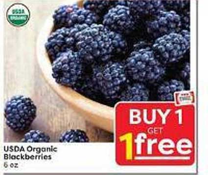 Weis Markets Usda Organic Blackberries