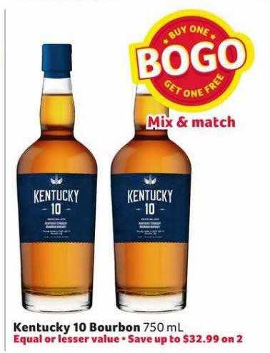 Winn-Dixie Kentucky 10 Bourbon