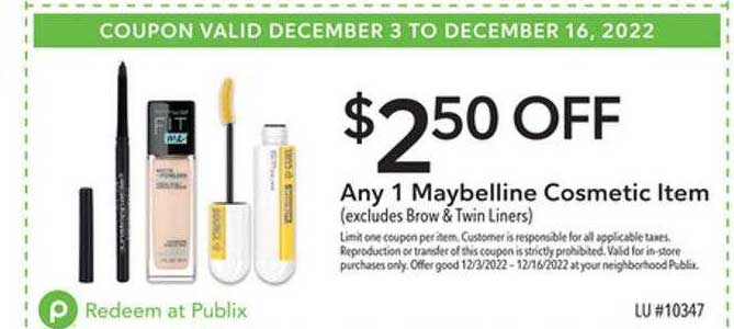 Publix Maybelline Cosmetic Item