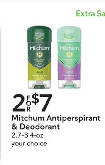 Publix Mitchum Antiperspirant & Deodorant