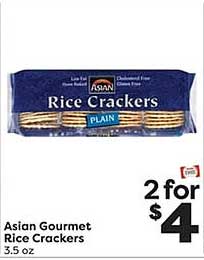 Weis Markets Asian Gourmet Rice Crackers