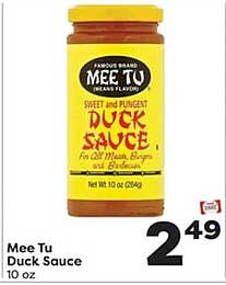 Weis Markets Mee Tu Duck Sauce