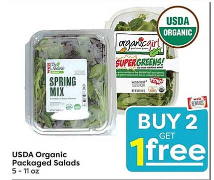 Weis Markets Usda Organic Packaged Salads