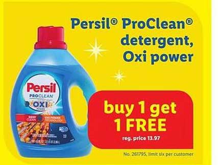 Lidl Persil Proclean Detergent Oxi Power