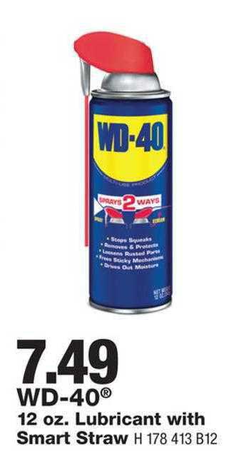 Tractor Supply Company Wd-40 12 Oz. Lubricant With Smart Straw