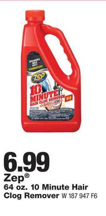 Tractor Supply Company Zep 64 Oz 10 Minute Hair Clog Remover