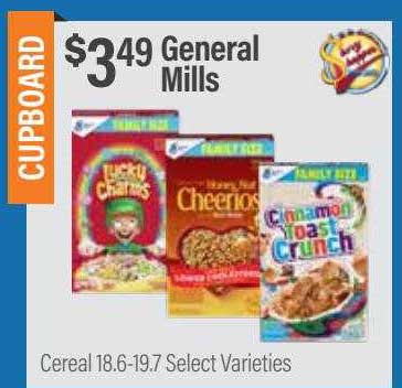 Commissary General Mills Cereal