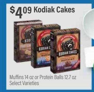 Commissary Kodiak Cakes Muffins Or Portein Balls