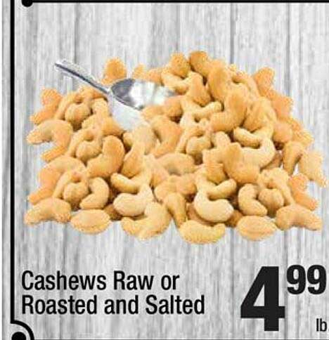 Super King Markets Cashews Raw Or Roasted And Salted