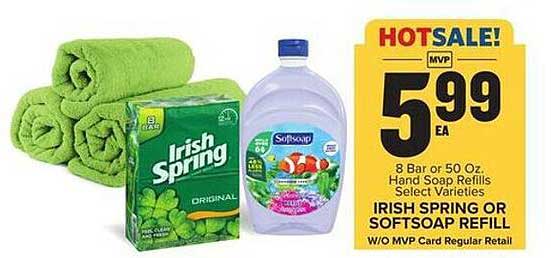 Food Lion Irish Spring Or Softsoap Refill