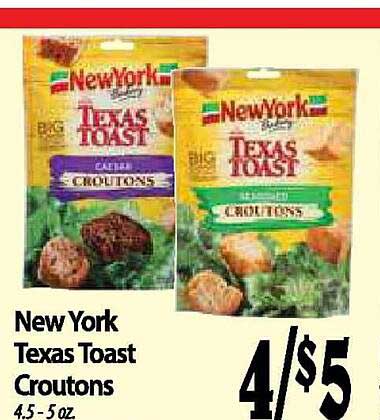 Hollywood Market New York Texas Toast Croutons
