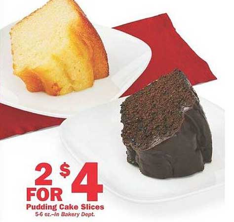 Schnucks Pudding Cake Slices