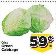 Food Town Store Crisp Green Cabbage
