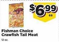 Food Town Store Fishman Choice Crawfish Tail Meat