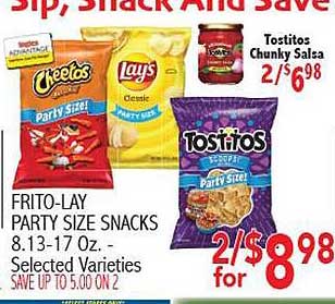 Ingles Markets Frito-lay Party Size Snacks