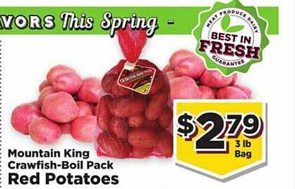Food Town Store Mountain King Crawfish-boil Pack Red Potatoes