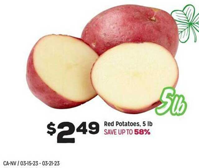 Grocery Outlet Red Potatoes 5 Lb
