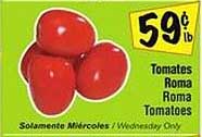 Fiesta Mart Roma Tomatoes