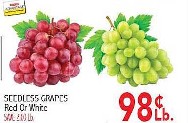 Ingles Markets Seedless Grapes Red Or White