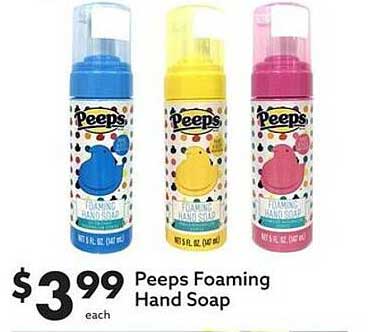 Big Lots Peeps Foaming Hand Soap