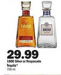 Meijer 1800 Silver Or Reposado Tequila