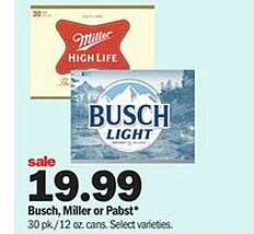 Meijer Busch, Miller Or Pabst