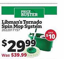 Rural King Libman's Tornado Spin Mop System