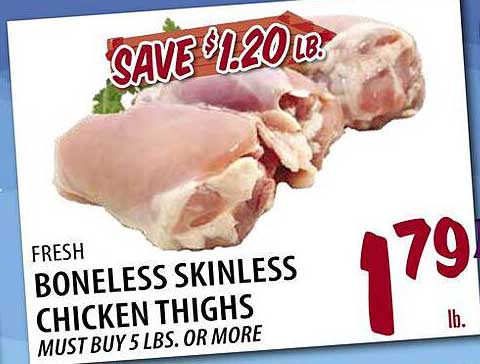 Karns Boneless Skinless Chicken Thighs