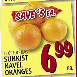 Karns Sunkist Navel Oranges