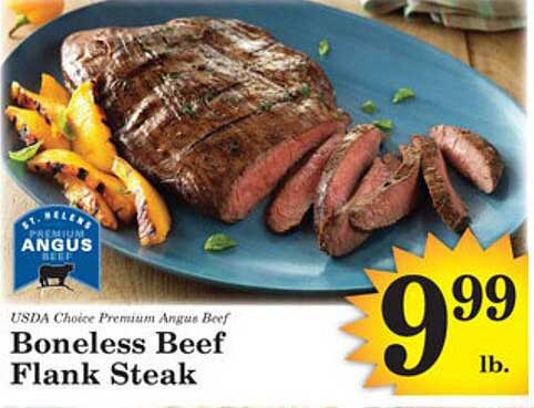 Harvest Foods Boneless Beef Flank Steak