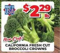 Price Cutter California Fresh Cut Broccoli Crowns