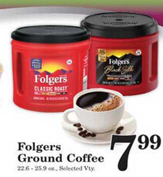 Harvest Foods Folgers Ground Coffee