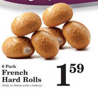 Harvest Foods French Hard Rolls