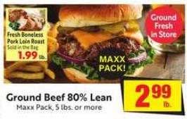 Save Mart Ground Beef 80% Lean