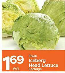 Edwards Food Giant Iceberg Head Lettuce