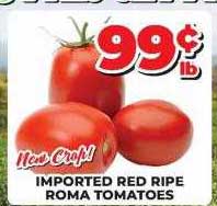 Price Cutter Imported Red Roma Tomatoes