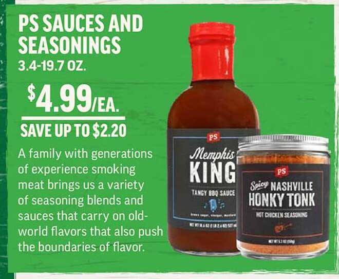 Central Market Ps Sauces And Seasonings