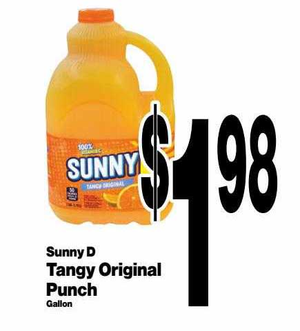 Super Saver Sunny D Tangy Original Punch