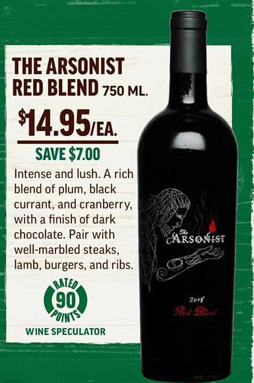 Central Market The Arsonist Red Blend