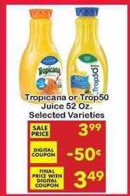 Fairplay Tropicana Or Trop50 Juice 50